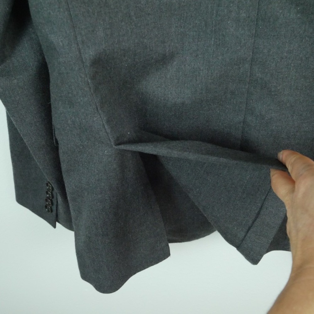 J.Crew Ludlow Slim Suit 40R 33x30 Moon British Cloth Unstructured Grey Wool Blnd - Picture 12 of 16